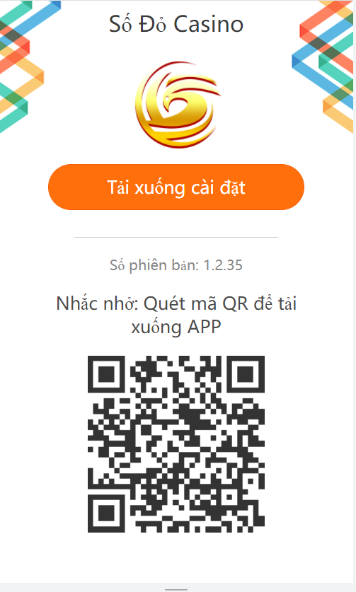 Quét mã hoặc chọn link để tải app sodo66